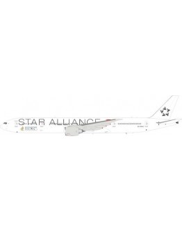 Boeing 777-300ER Singapore Airlines Star Alliance 9V-SWJ with stand